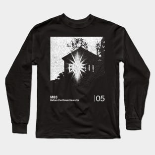 M83 / Minimalist Graphic Fan Artwork Design Long Sleeve T-Shirt